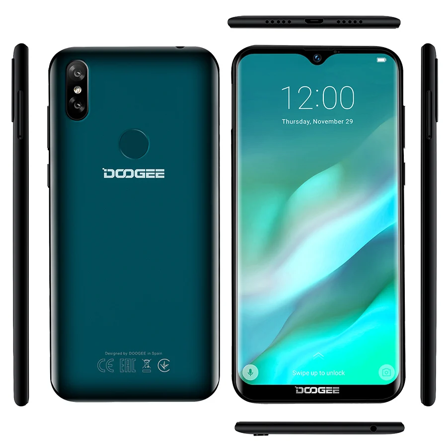 DOOGEE Y8 смартфон с 6 1 дюймовым дисплеем четырёхъядерным процессором MTK6739 ОЗУ 3 ГБ