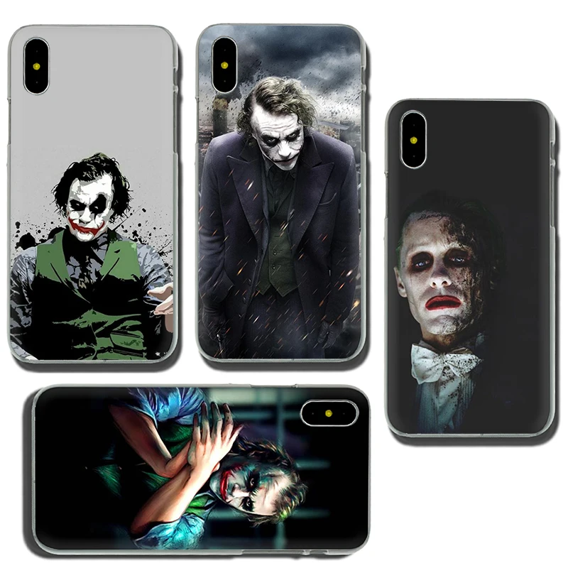 Жесткий чехол для телефона Heath Ledger Joker чехол для iPhone 5 5S SE 5C 6 6s 7 8 Plus X XR XS 11 Pro Max