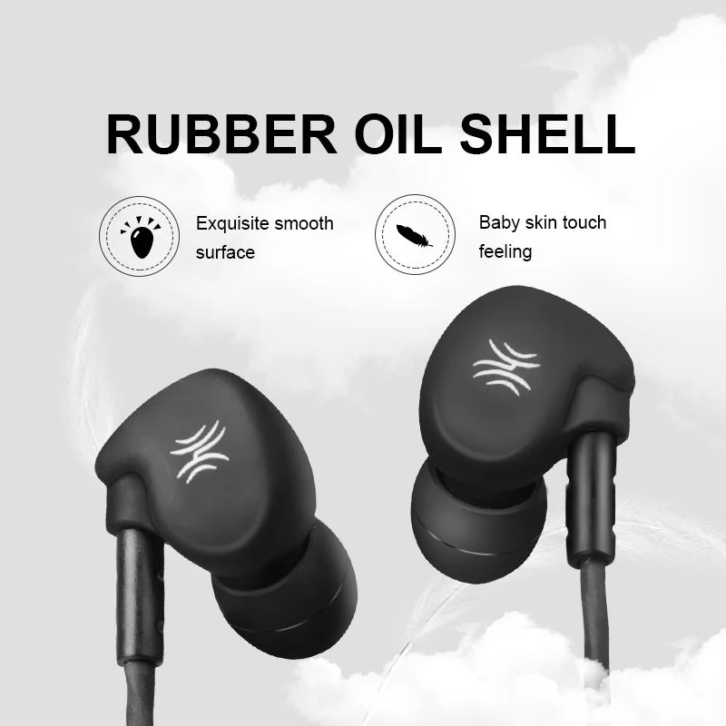 Oneodio наушники в ухо/ушные крючки Проводные спортивные басовые с микрофоном