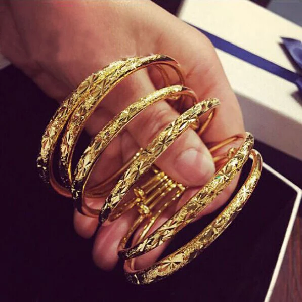 Модные ювелирные изделия блестящая Звезда золотой браслет для женщин