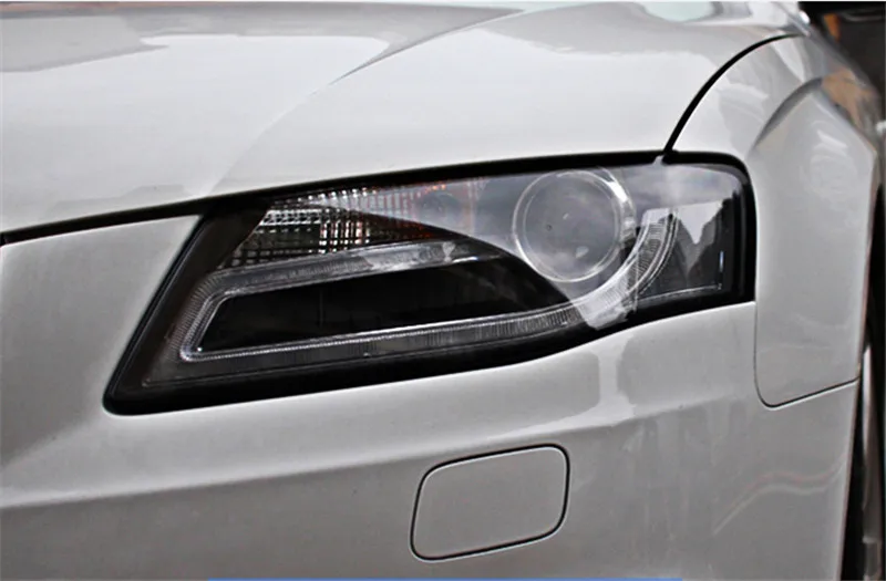 Vland завод для Audi A4 фары 2009 2012 Светодиодный фар DRL Объектив Двойной Луч H7 спрятал bi