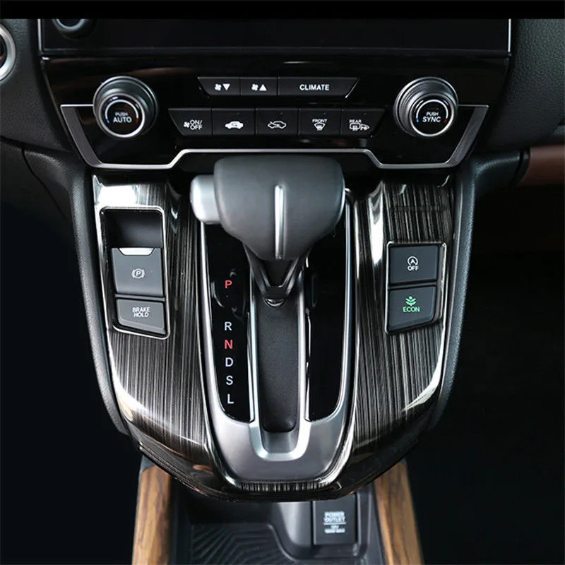 Для Honda CRV 2017 2018 Автомобильная внутренняя панель коробки передач литые накладки