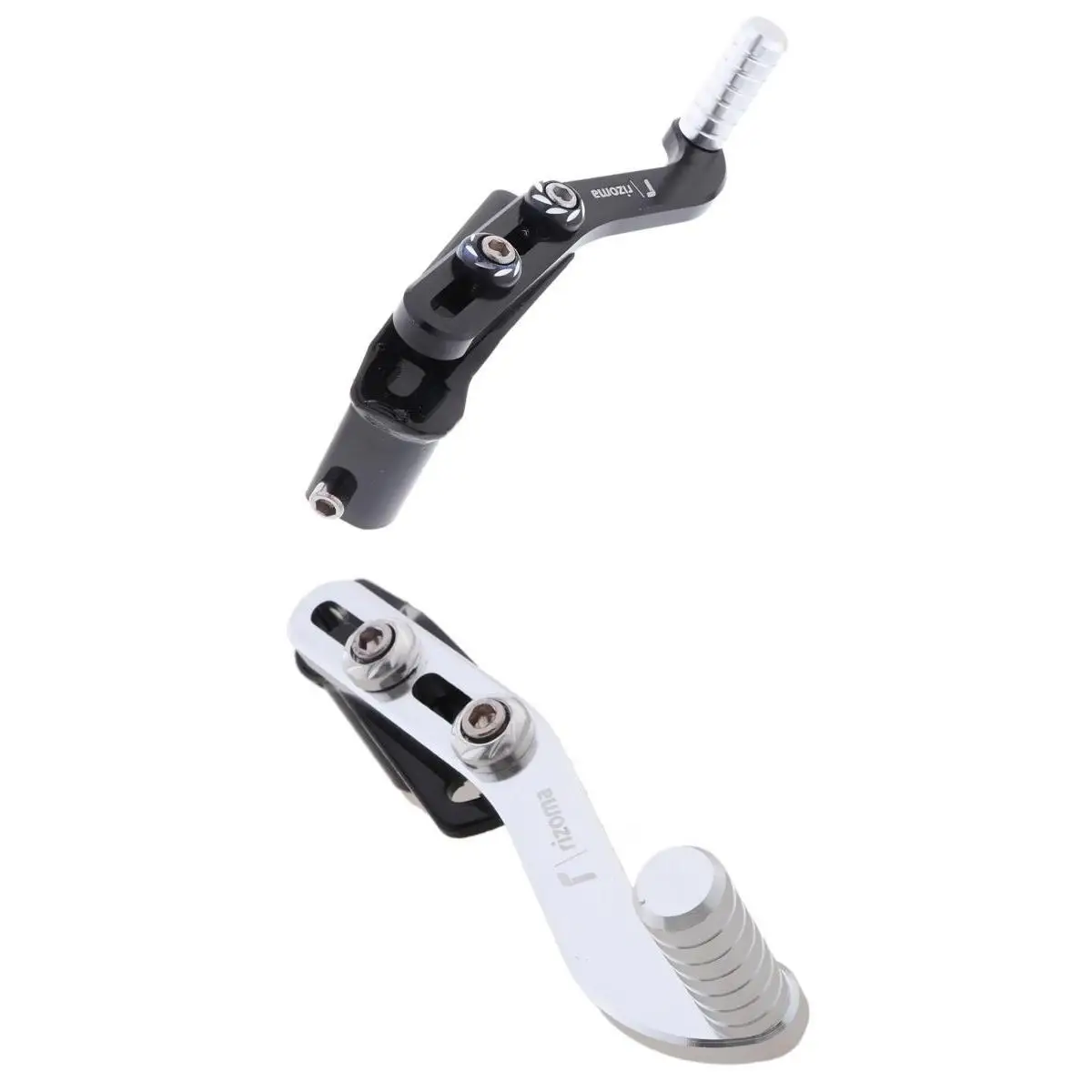 

CNC Alloy Folding Gear Shift Shifter Lever for Motorcycle Black+Silver Simple Design Ensure Long Life Service