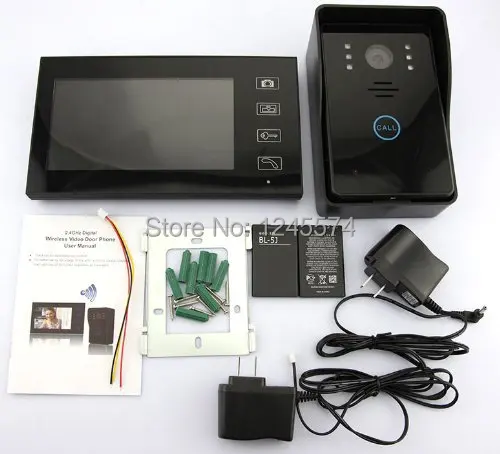 Бесплатная доставка! Домашняя безопасность 2 4G беспроводной видеодомофон