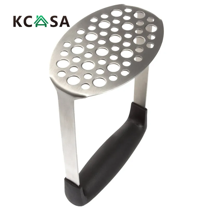 KCASA KC-PS031 Stainless Steel Potato Pumpkin Mud Pressure Machine Vegetable Press Masher Crusher Squeezer for kitchen tools | Дом и сад