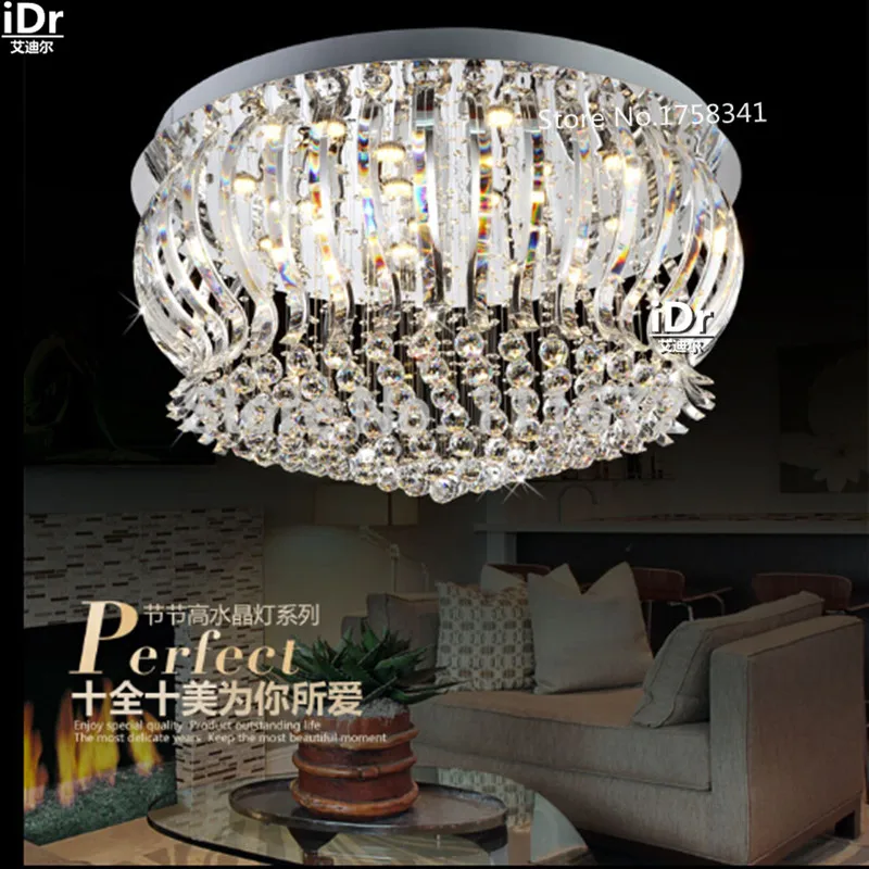 Новый список современный дизайн Лобби Свет LED хрустальная люстра Dia80 * H50cm