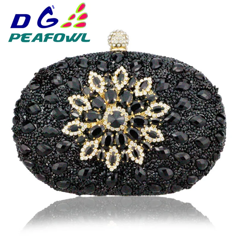 Роскошная сумка-клатч на цепочке, женская свадебная сумка с бриллиантами, кристаллами, цветами, синий и красный цвета, дизайнерский кошелек, карман для мобильного телефона, кошелек, сумки