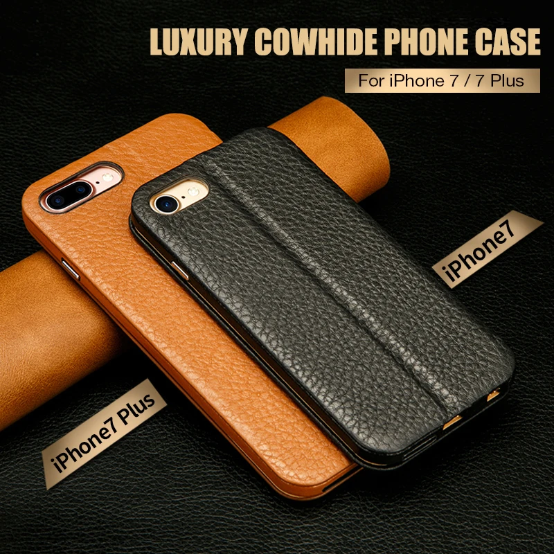 Jisoncase откидная крышка из натуральной кожи чехол для телефона для iPhone 7 7 plus Магнитная подставка противоударный чехол для iPhone 8 8 plus Винтаж