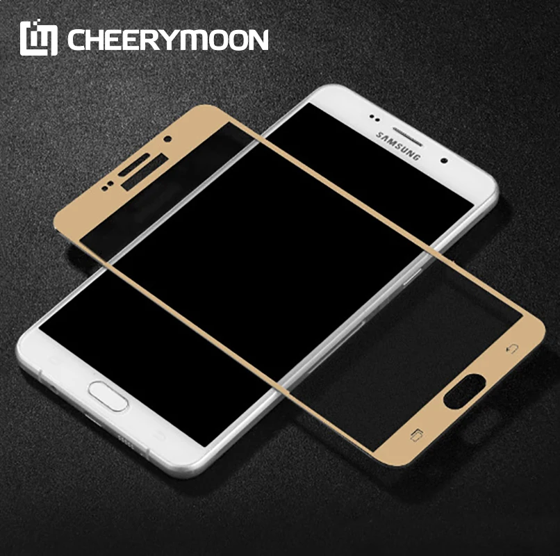 Полное покрытие изогнутая для samsung Galaxy S7 A5 A7 A9 C7 On5 записная книжка экрана 4 5 A510