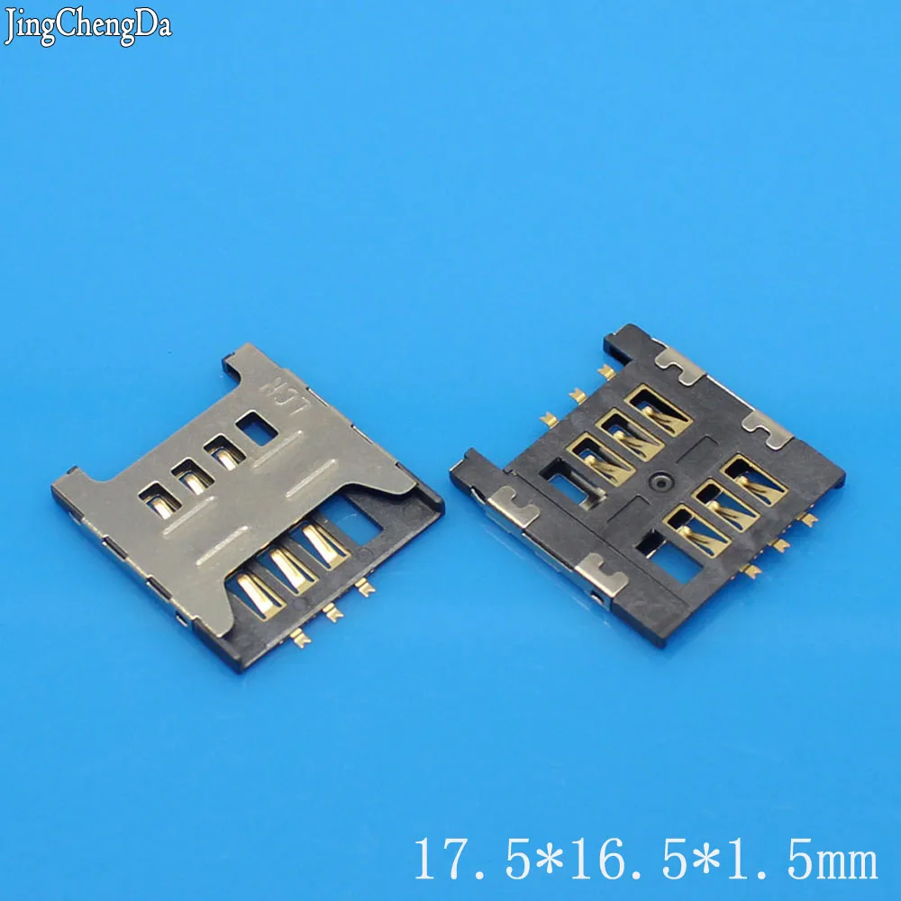 

JCD Sim Card socket Slot Holder Tray Replacement Parts for Samsung GT E1200M E1200 I519 I939D I939i S6810 S6812