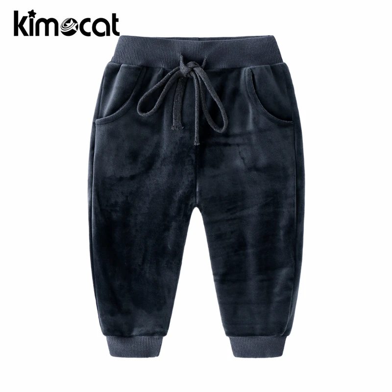 Kimocat/весенне-осенняя одежда для маленьких мальчиков; повседневная одежда для маленьких мальчиков; бархатный костюм с капюшоном с изображением серебристой лисы и динозавра; теплые комплекты