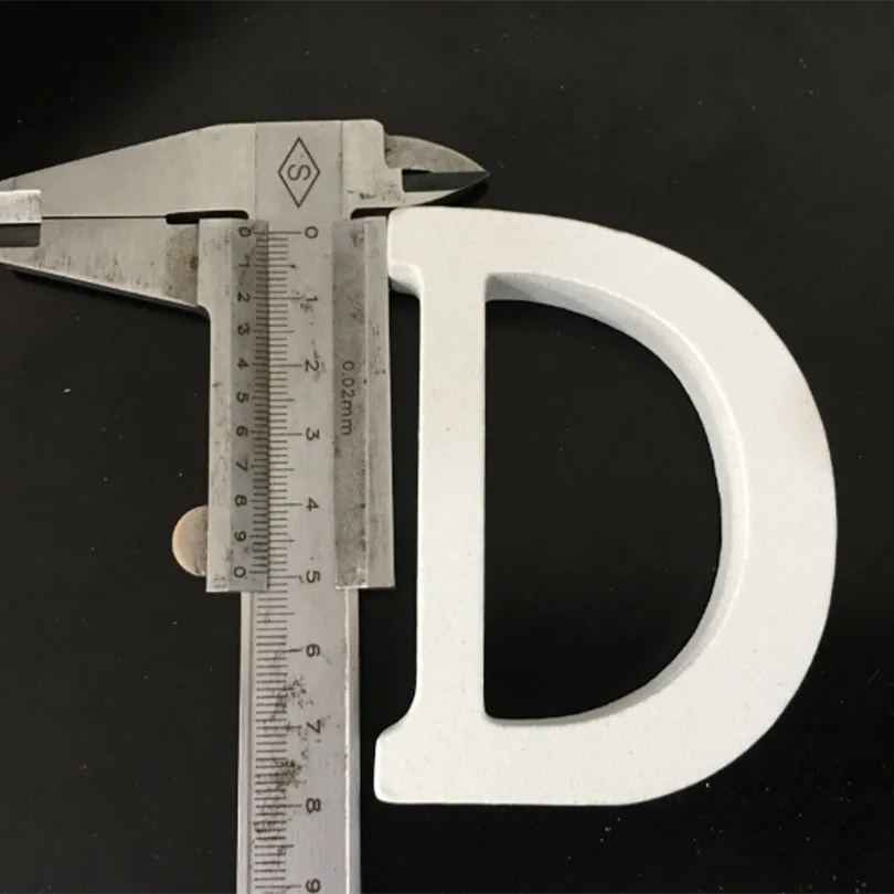 D 1 шт. 8 см белые деревянные буквы Английский алфавит DIY персональное имя Дизайн Искусство ремесло Бытовая декоративная буква цифровой дисплей - Цвет: D
