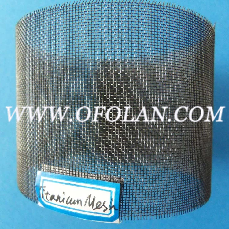 60 сетчатая проволочная сетка из чистого титана (высокая чистота) 100*1000 мм горячая