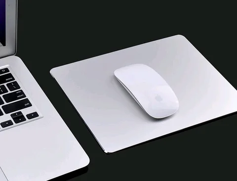 Новый роскошный алюминиевый металлический игровой коврик для мыши, ПК, ноутбука, игровой коврик для мыши для Apple MackBook sc2 dota 2 lol cf