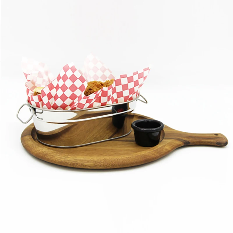 Корзина для хлеба посуда поднос картофеля фри блюдо в западном стиле буфета