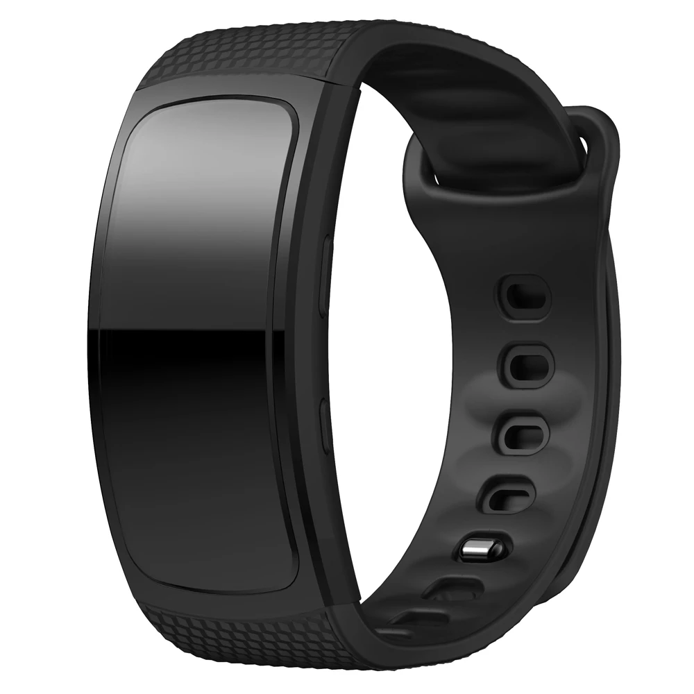 Силиконовый ремешок для часов Samsung Gear Fit2 Pro регулируемый наручных Fit 2 SM-R360 браслет
