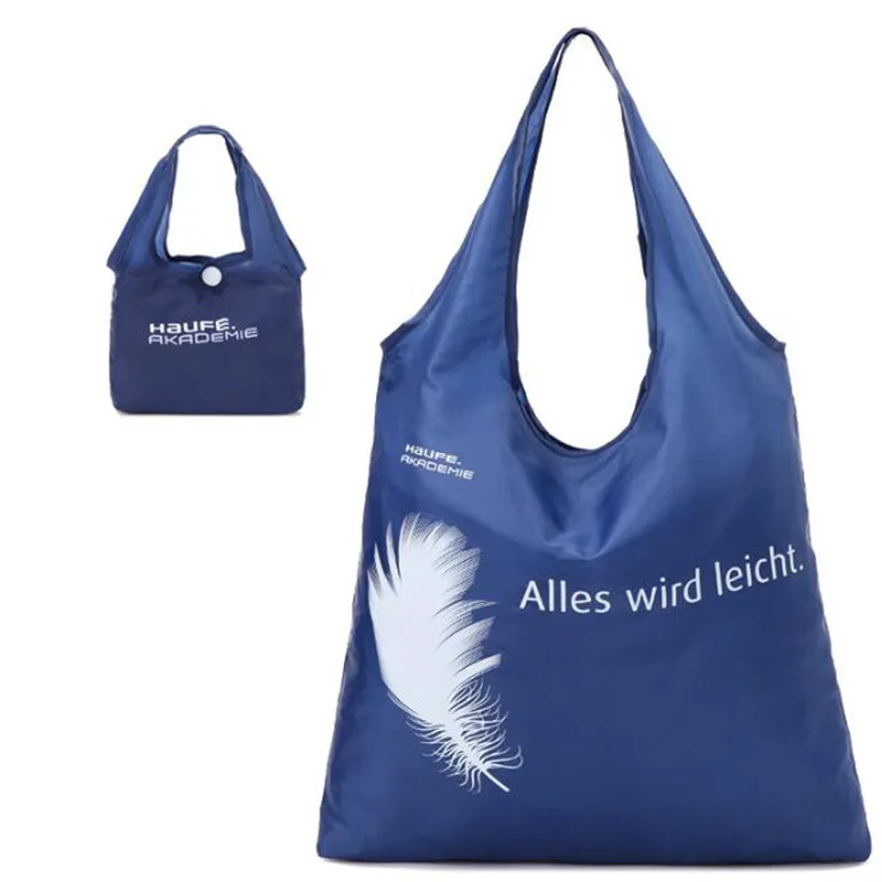 Складная сумка для покупок тоут портативная многоразовая хранения продуктов