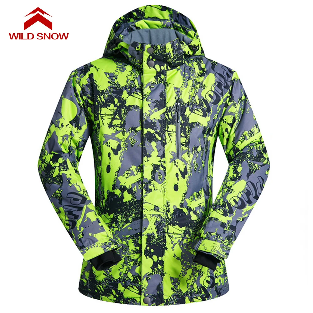 Мужская и Женская куртка для сноубординга ветрозащитная Водонепроницаемая