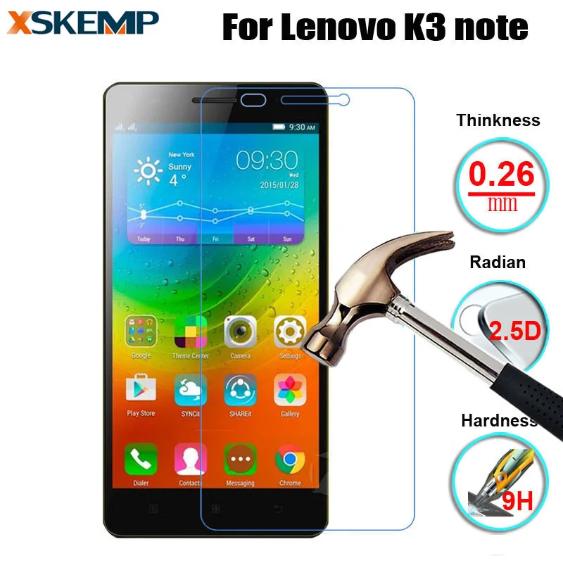 Для lenovo K3 Note A7000 K50 t5 не оставляющая отпечатков пальцев защита для ЖК экрана 9 H
