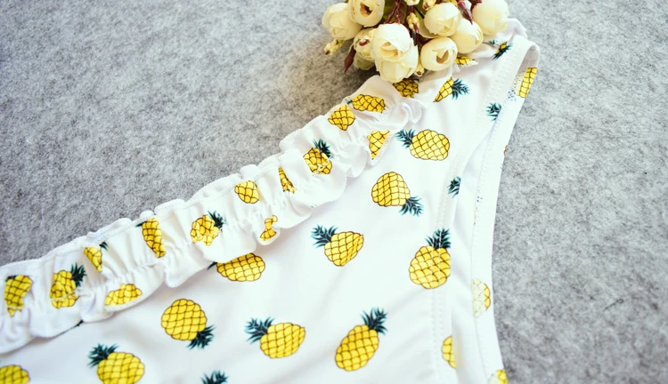 Бикини женский купальник в полоску бикини с большой грудью подкладом микро