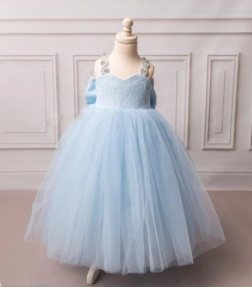 Бальное платье костюм по мотивам Золушки милое небесно-голубого цвета с