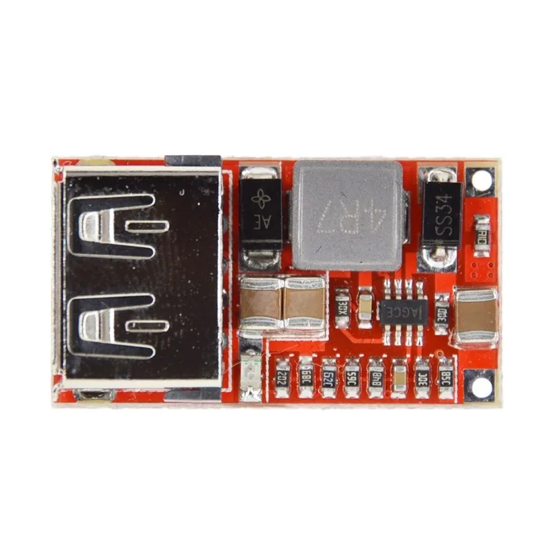 USB понижающий модуль 6 24 В 12 в 5 устройство для зарядки телефона продуктивный 97.5%|5v
