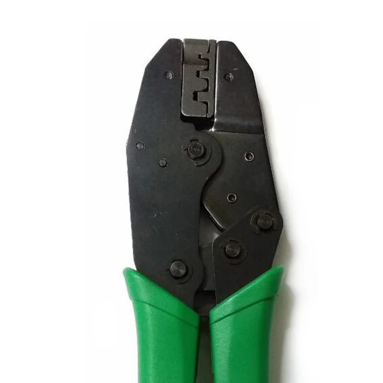 Устройство для обжима клемм с храповым механизмом или неизолированными клеммами