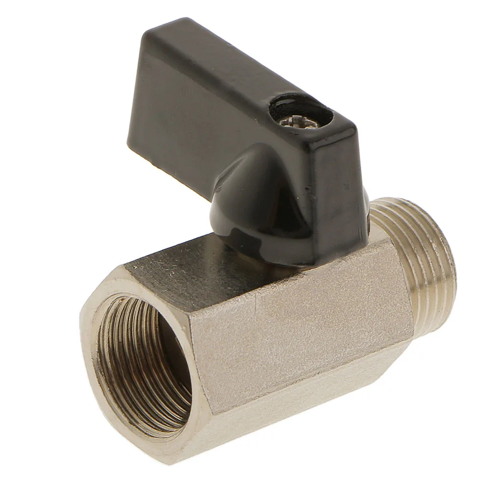F X M 3/8 NPT латунный шаровой клапан Пескоструйный переключатель управления потоком