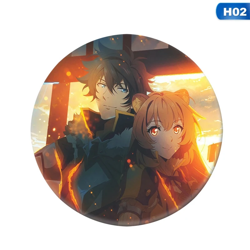Аниме Rising of The Shield Hero Raphtalia Tate no Yuusha Nariagari косплей брошка мультфильм булавки значок