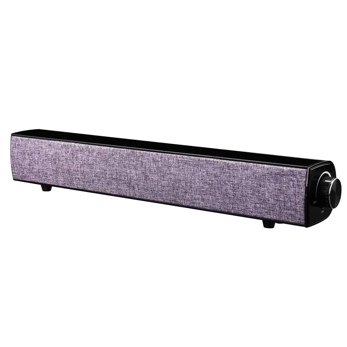 Purple Gray 20 Вт bluetooth динамик 4000 мАч беспроводной бас Саундбар большой мощности HiFi сабвуфер домашний кинотеатр громкий динамик с микрофоном USB AUX RCA для ПК - Цвет: Purple Gray