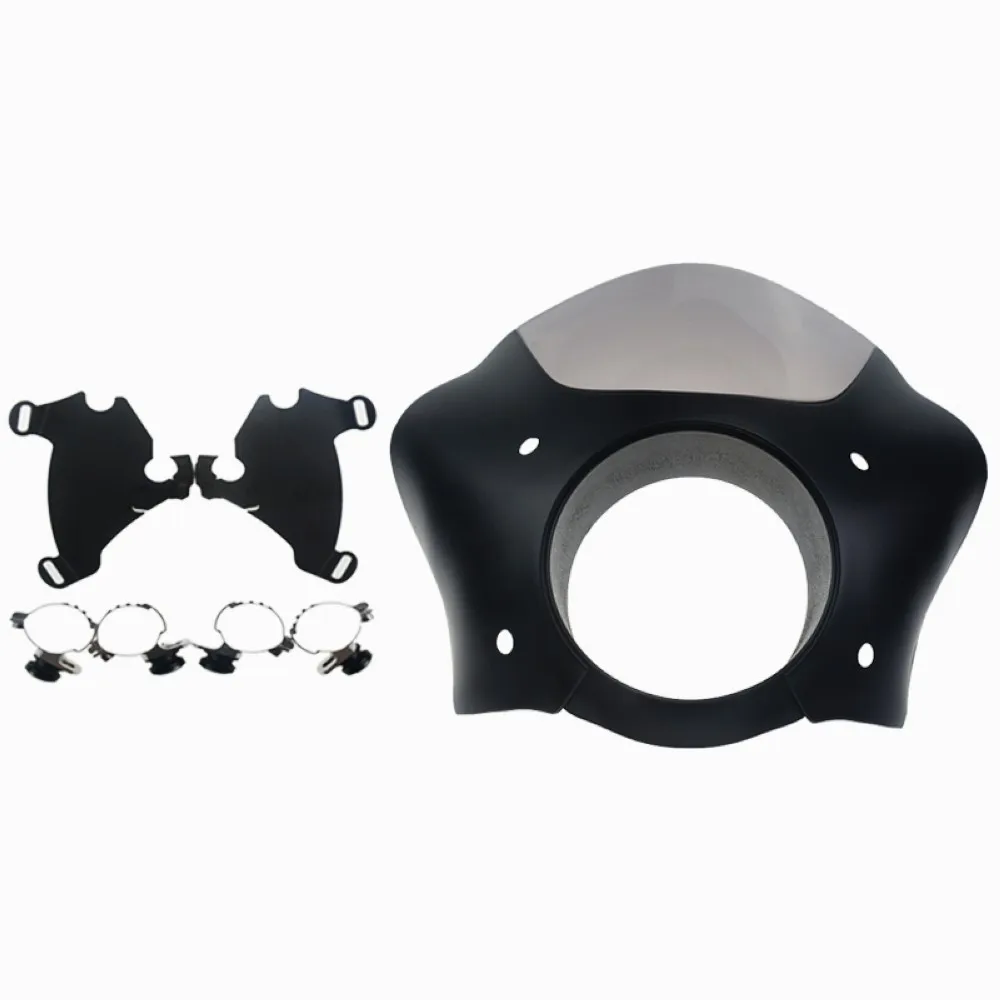Memphis Shades Matte Black Gauntlet обтекатель с креплением на триггер для Harley Sportster 06 14 Dyna|sportster