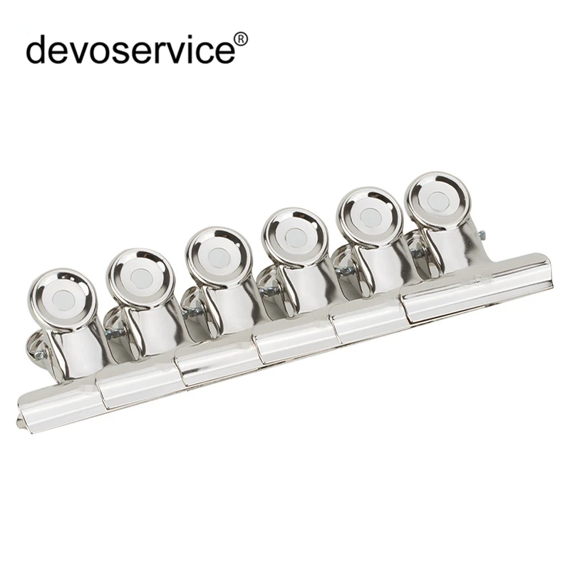 10 шт./лот серебристые металлические зажимы для связывания 20 мм держатель билета