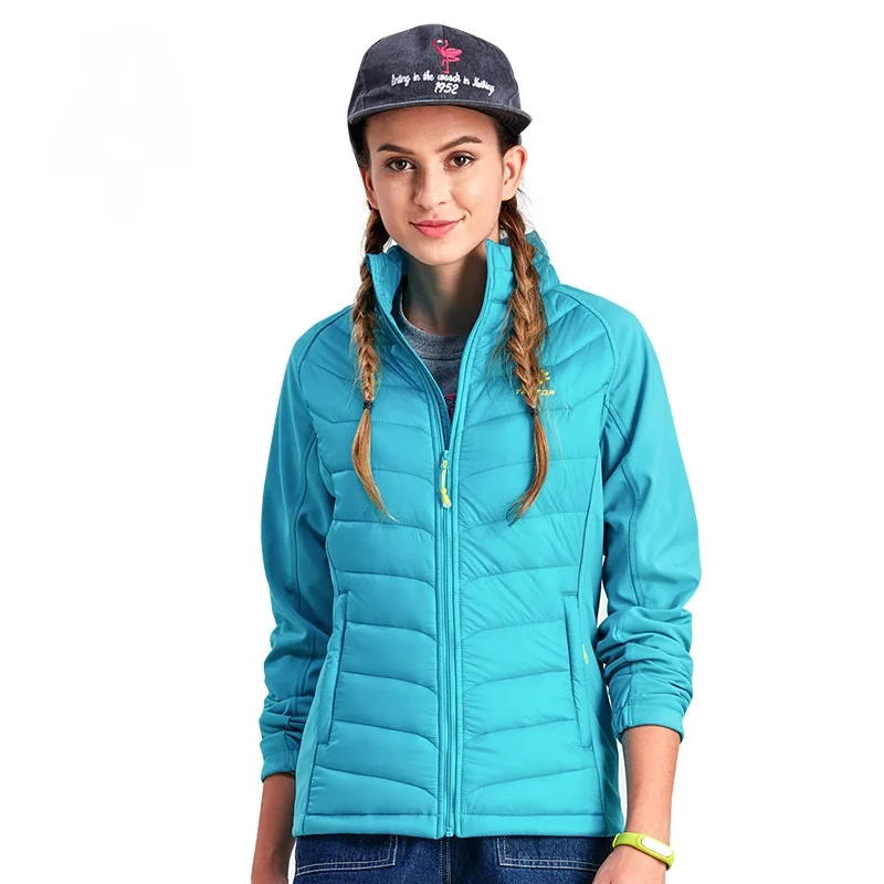 Сезон Зима 2016 Толстая теплая куртка на подкладке из хлопка для девочек Для женщин