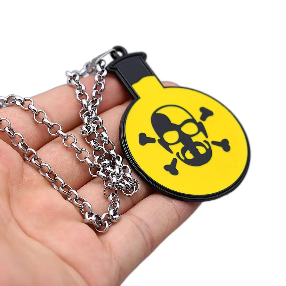 Breaking Bad Necklace Chemical Symbol Br Ba Pendant Skull Necklaces Men Jewelry Gift | Украшения и аксессуары