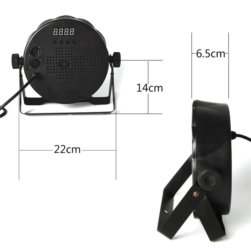 DMX сценический свет 90 120 Вт диско 54LED RGB LED плоский Par цвет смешивания DJ моющийся