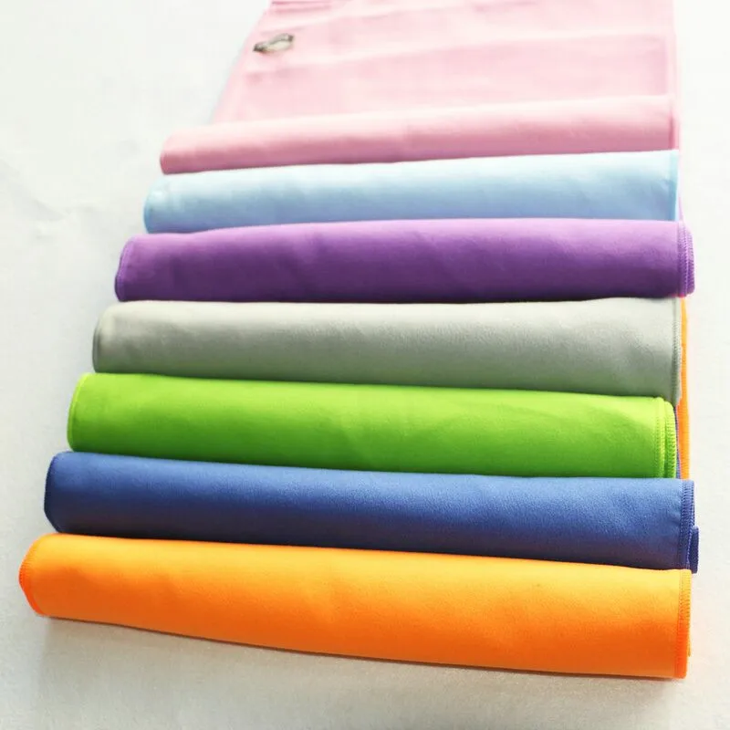 Быстросохнущее большое замшевое пляжное полотенце из микрофибры s 80*130 см для