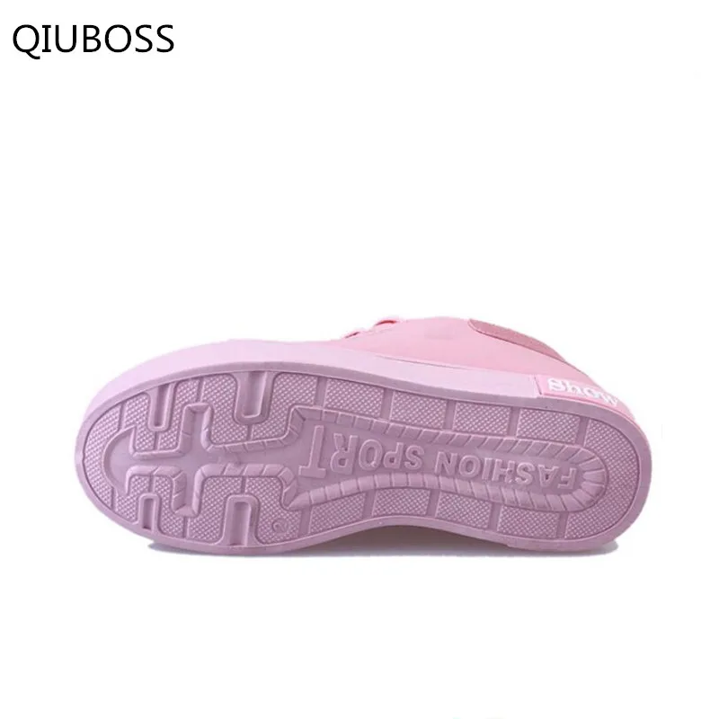 QIUBOSS/Модная женская обувь; женская повседневная обувь; удобная женская обувь на платформе с вулканизированной подошвой; Всесезонная обувь; Лидер продаж; Q211