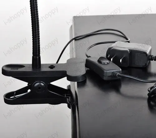 Светодиодная настольная лампа для чтения с клипсой на зажиме офисный и учебный