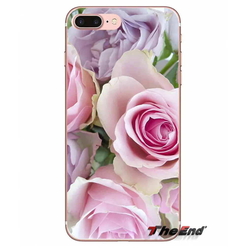 Для iPhone X 4 4S 5 5S 5C SE 6 6S 7 8 Plus Samsung Galaxy J1 J3 J5 J7 A3 A5 2016 2017 фиолетовый летний Лавандовый