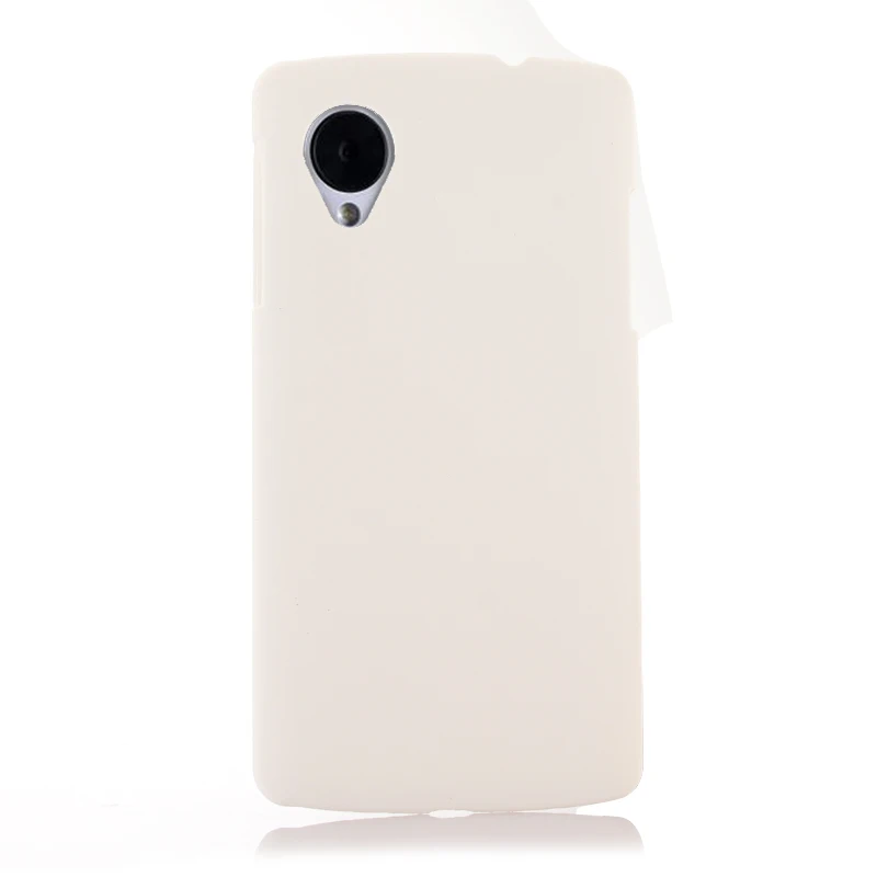 Чехол для LG Nexus 5 ультра тонкий Противоскользящий резиновый матовый чехол жесткий