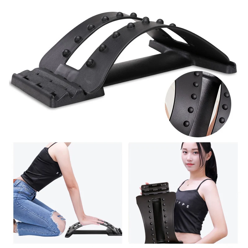 Магический Растяжитель спины поддержка поясницы Корректор осанки массаж для
