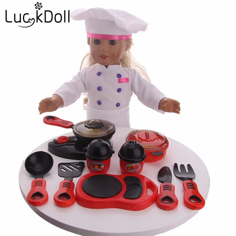 LUCKDOLL пластиковая игрушка модель подходит 18 дюймов Американский 43 см Детские аксессуары для кукол, игрушки для девочек, поколение, подарок на день рождения