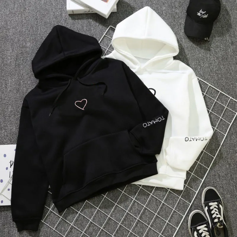 2018 новые женские толстовки хип хоп Street wear кофты свободные пуловеры худи|Женские и