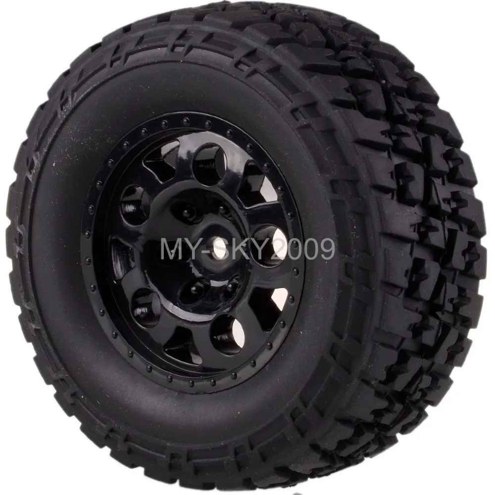 4 шт. передние и задние колесные обода шины для 1/10 RC Traxxas короткий курс грузовика