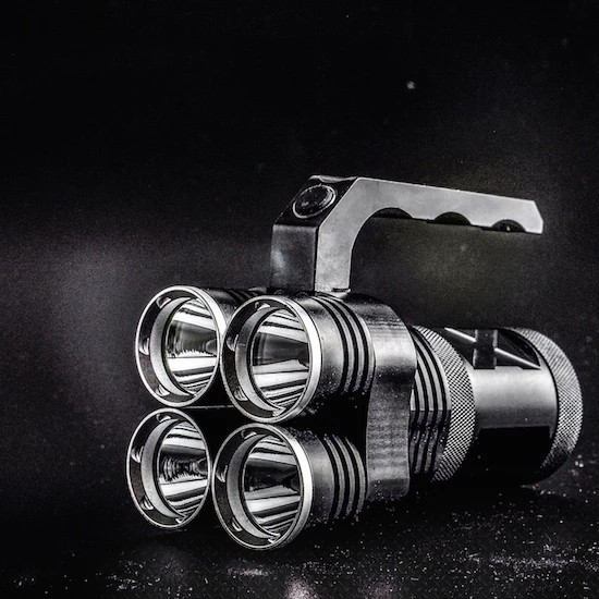 Verkaufen 40 Watt Power 4000 Lumen Taschenlampe Xm-l2 Led-taschenlampe Für Angeln Such Große Reichweite Im Freien Remote Tragbare Lampe Duiklamp