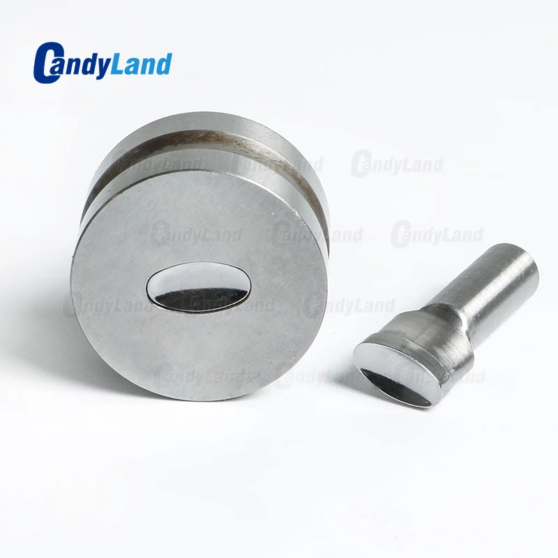 

CandyLand Blank Milk Tablet Die 3D Punch Press Mold Candy Punching Die Custom Logo Calcium Tablet Punch Die For TDP5 Machine