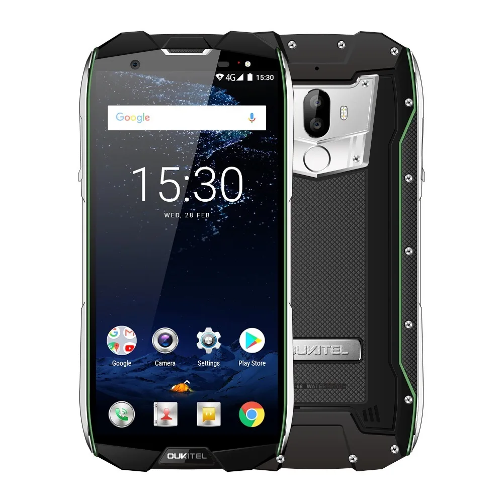 OUKITEL WP5000 смартфон с 5 5-дюймовым дисплеем восьмиядерным процессором Helio P25 ОЗУ 6 ГБ