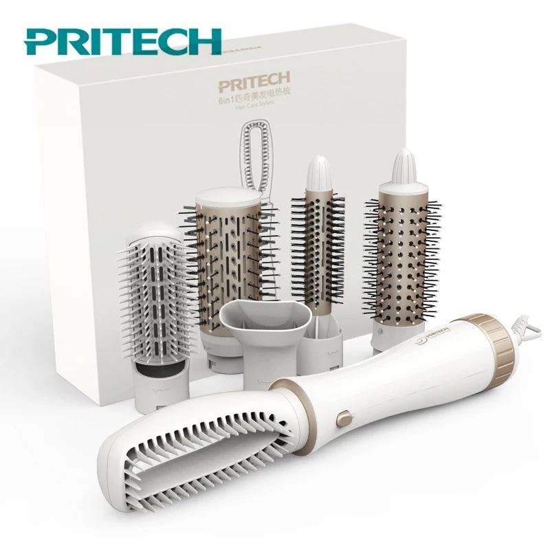 Pritech многофункциональный фен для волос инструменты укладки электрические щипцы