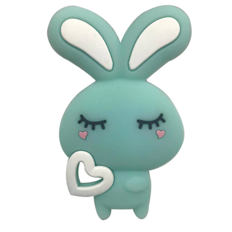 Безопасные Мультяшные Детские зубные кольца без бисфенола А с милым рисунком