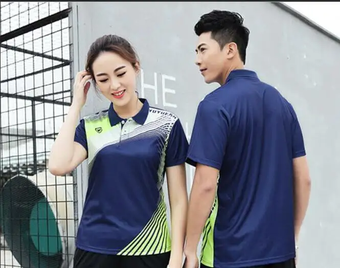 Новинка 2019 мужские/женские рубашки для бадминтона и тенниса camiseta fitness hombre рубашка